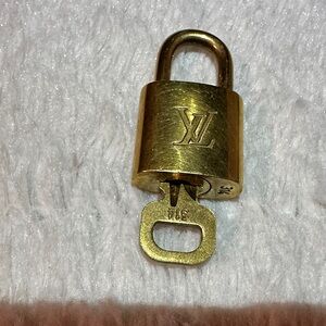 Louis Vuitton Brass Padlock with Key
